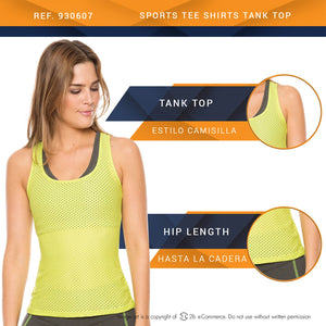 Flexmee 930607 Activewear Sports Tee Shirts Tank Top