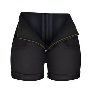 Colombian Butt Lifter High-waisted Shorts with Inner Girdle