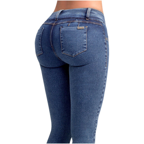 Skinny Colombian Butt Lifter Jeans with Removable Pads